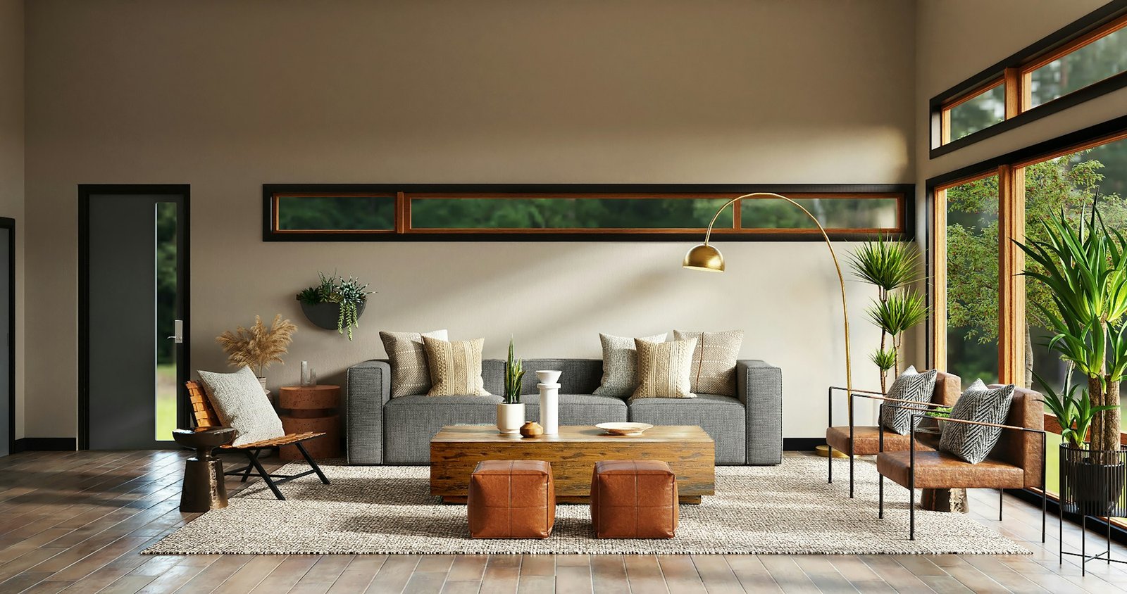 Décoration intérieure villa moderne côte d'azur